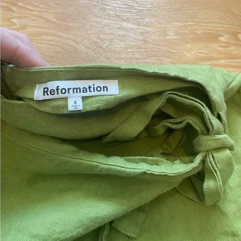 Reformation NWOT  Eva linen skort