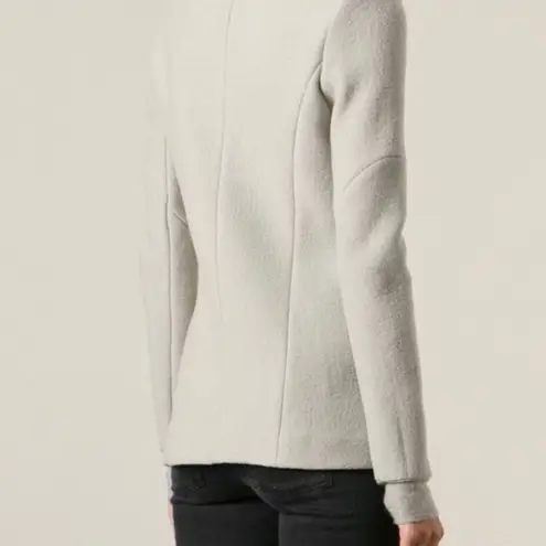 IRO Curty Virgin Wool Moto Style Blazer Jacket Size 38