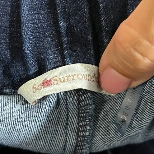 Soft Surroundings Women Denim Wash Pull On Skinny Jeans Size Medium