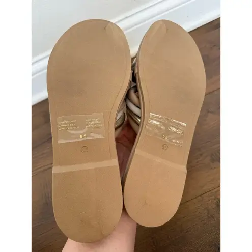 Seychelles Simply The Best Slip On Knotted Slide Sandal Tan Women's Sz 9.5 NWOB