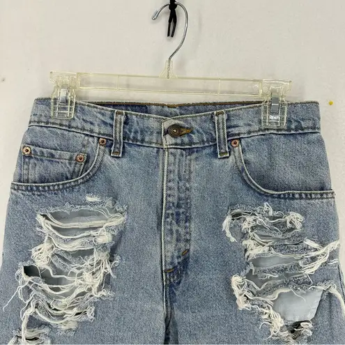 Levi's Levi’s 550 Relaxed Fit Distressed High Waist Jean Shorts Womens 9