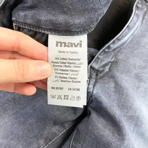 Mavi Jeans Womens 31/30 Alexa Mid Rise Skinny Dark Wash Classic Stretch Ankle Blue