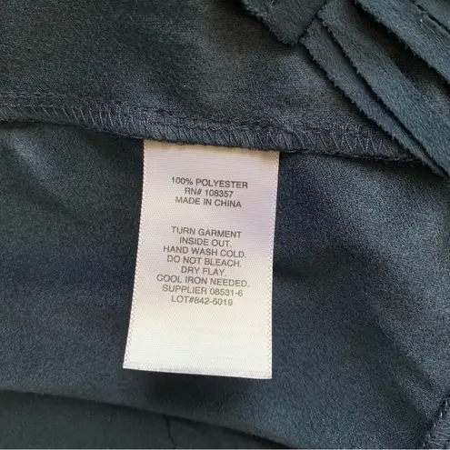 Via Penny Lane Reworked Apparel | Aerosmith Vegas Tour Navy Suede Fringe Vest XS Blue