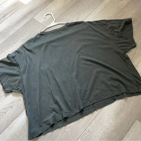 Eberjay eberjey Bamboo Cropped Short Sleeve Tee Shirt Green (XLarge) casual loungewear