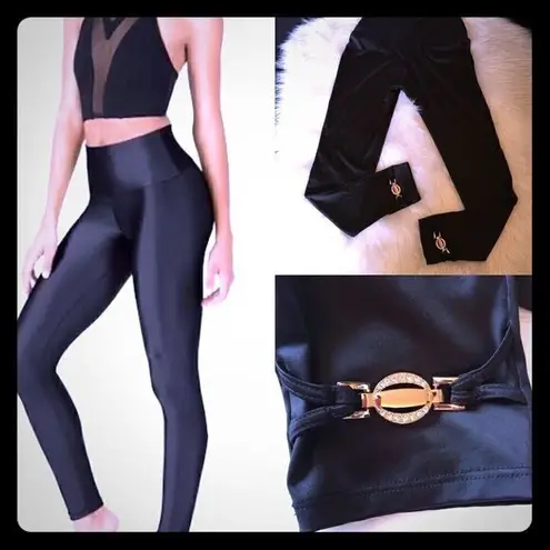 Boutique Luxurious Hot Pant Leggings w/ rhinestone bottoms
