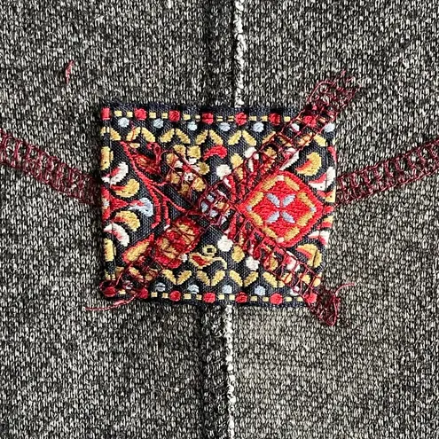 Scrapbook knit grey long cardigan size medium Gray