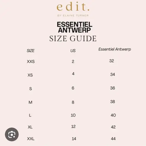 Essentiel Anrwerp Ivory & Black Exposed Back Zip & Bow Shift Dress