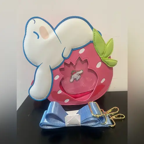 Sanrio Cinnamoroll Strawberry Crossbody Bag Blue