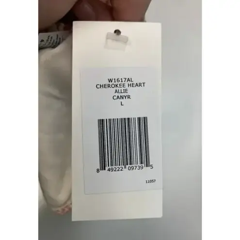 Eberjay Eberjey Bikini Bottom Womens Large Red White Cherokee Heart Allie Made in USA - Image 6