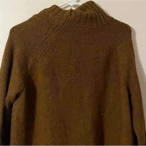 American Eagle NWT  sweater turtleneck cowl thick knit Brown M