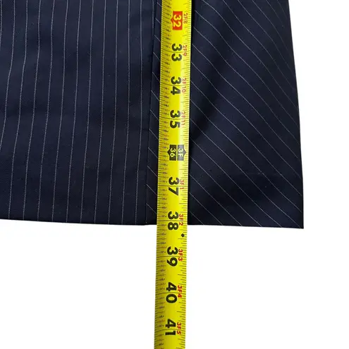 Brooks Brothers Blue Red Fleece Pinstripe Sheath Dress Women's Size 6 | 71-39