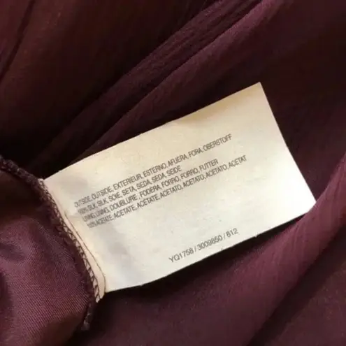 Esprit Vintage Y2K 90s Midi Silk Tiered Ruffle Dress