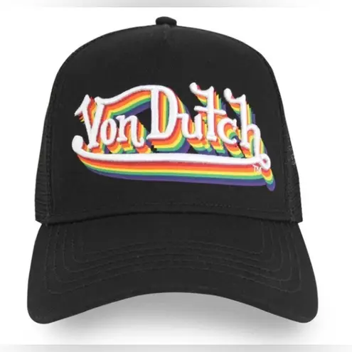 Von Dutch Trucker Y2K Rainbow trucker - SOLD OUT - Unisex EUC