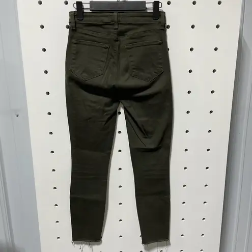 L'Agence L’AGENCE Margo high rise skinny in Picholine green. Size 24