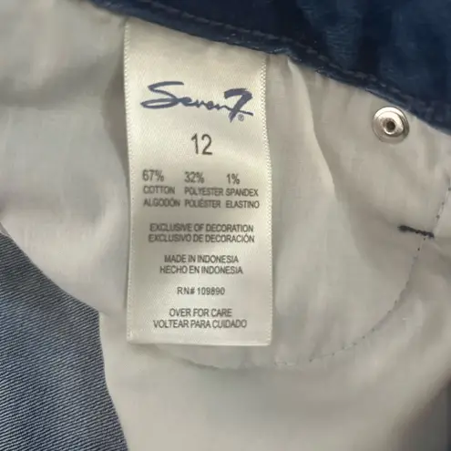 Seven7 Weekend Shorts Rolled Cuff Size 12