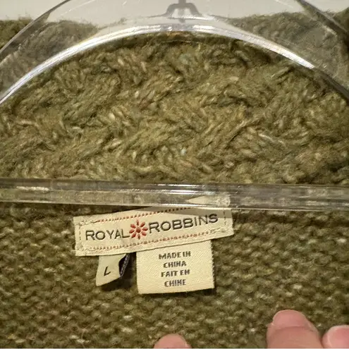 Royal Robbins Royal Robbins wool Quarter-Zip High Neck Sweater Green size Large - Image 5