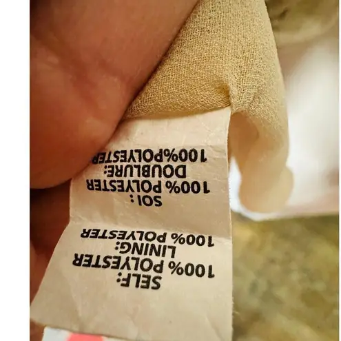 Ramy Brook Brown Crepe Hourglass V-Neck Smocked Waist Preslie Dress Size XL