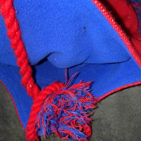 New Era Phillies Mohawk tassel knit hat Red