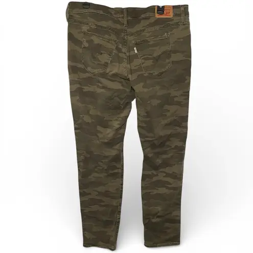 Levi's  311 Shaping Skinny Pants Jeans Womens 16W Green Camo Streetwear Outdoors