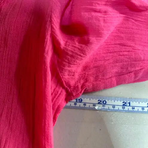 La Blanca Barbie Pink Eyelet Embroidered Coverup Size Small Swim Coverup Beach