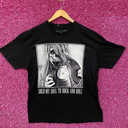 Space Zebra Sold My Soul Graphic Design T-Shirt XL