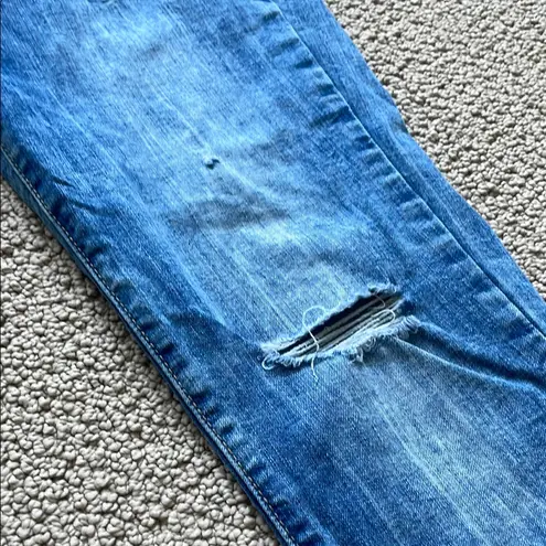 Denizen from Levi's Distressed Blue Low Rise Jeans