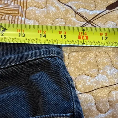 PacSun  Ultra High Rise Slim button fly Two-Tone Black and Blue Women Jeans Sz 29