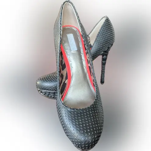 Rachel Roy Kalyssa Platform Heels Facetted Sole 5” High Heel Shoes, Size 8M