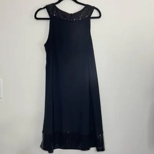 MSK Black Halter Embellished Cocktail Evening Dress NWT Size 1X