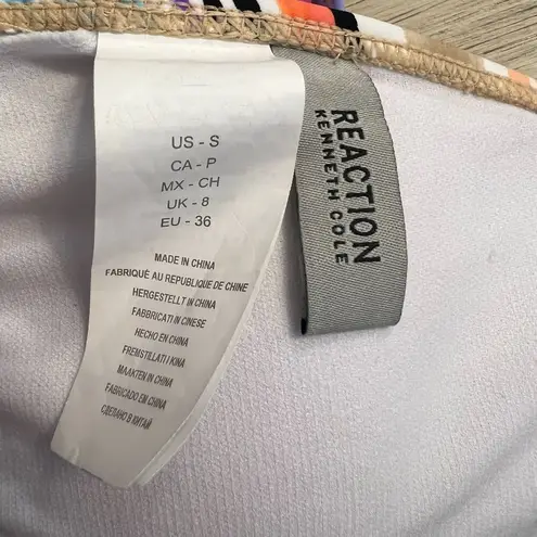 Reaction Kenneth Cole Kenneth Cole Reaction Stripe Cut Out One Piece Swimsuit Women's Size Small NEW