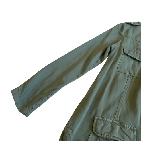 Triple Five Soul Forest Green Sweater Jacket Snap