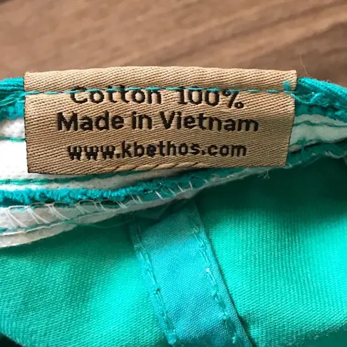 KBETHOS Vintage Buffalo Patch Distressed Hat Teal Adjustable 100% Cotton Adult Blue