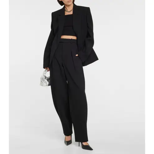 WARDROBE.NYC x Hailey Bieber Trouser Pants in Black Medium New Womens Barrel