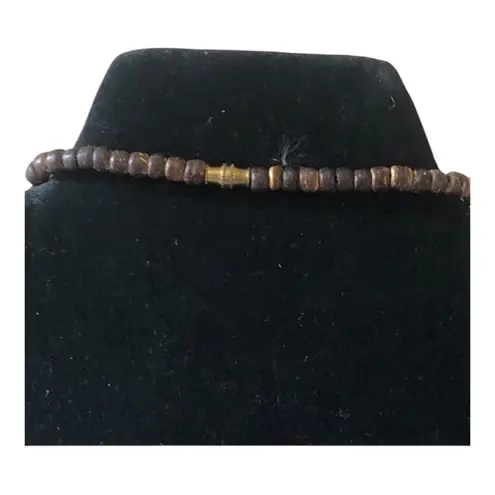 Vintage Bold Earthy Chunky 70’s Various Styles Sizes Wooden Beads Retro Necklace Brown