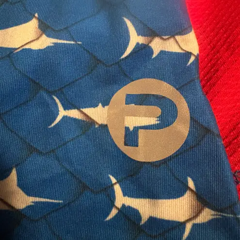 Pelagic NWT Lido Perf Tank Americamo Women’s XL Racerback Fishing Boating Blue