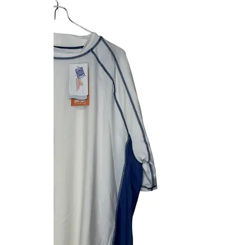 UV Skinz Womens Top UPF50+ Sunwear Short Sleeve Swimwear Shirt Oversized 2XL NWT Size XXL