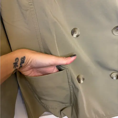 Isaac Mizrahi for Target Tan Double Breasted Peacoat Jacket | XL Classic Style