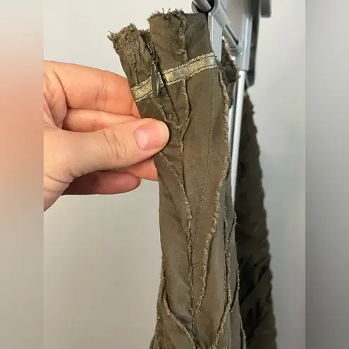 Ideology Olive Green Pleated Women's Skirt size 8