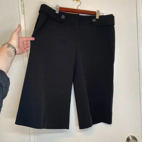 Maurice's Y2K  Office Siren Cropped Black Capri Pants 2010s Indie Tumblr 11/12