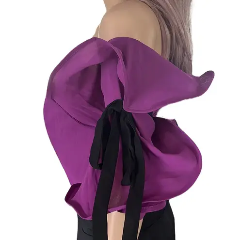 Lulumari WIRED RUFFLE OFF SHOULDER TOP