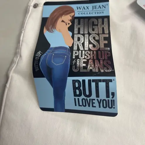 Wax Jean WAX JEANS Butt I Love You Push-Up Collection Skinny Size 9 White New With Tags