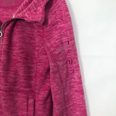 Calvin Klein Jeans Calvin Klein Performance Full Zip Pink Hoodie Size S