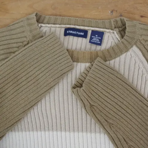 Structure Vintage Colorblock Raglan Sweater