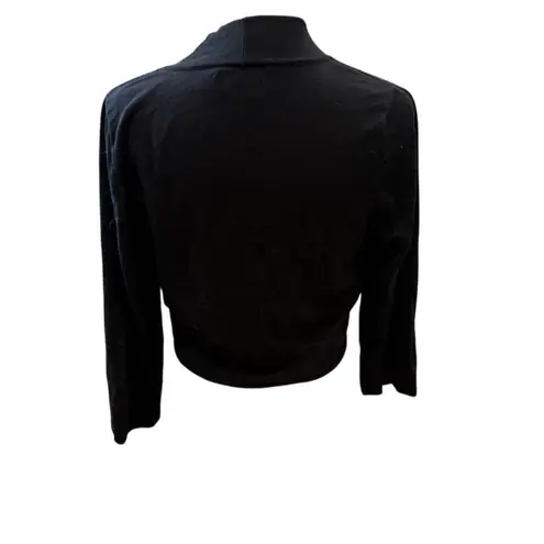 Eliza J Women's Black 3/4 Sleeve Open Front Jacket Size S