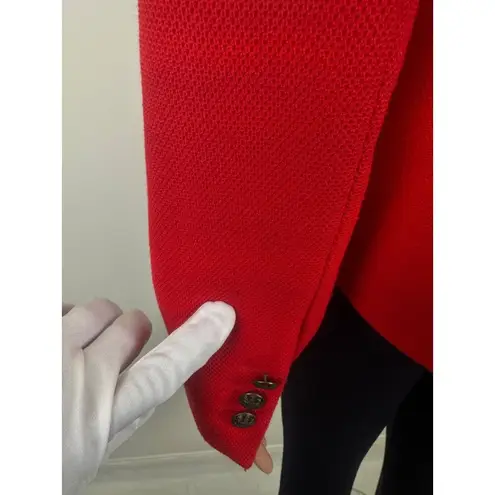 British Khaki Women's Red Blazer Size Medium