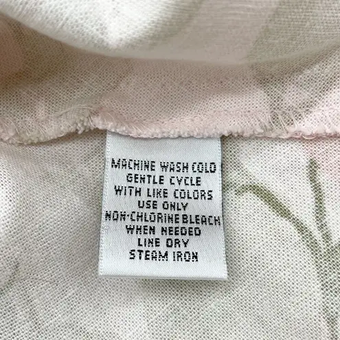 Norton Mcnaughton Norton Studio Womens Dress Linen Blend Sz Small Pink Floral Lace Cottage Coastal