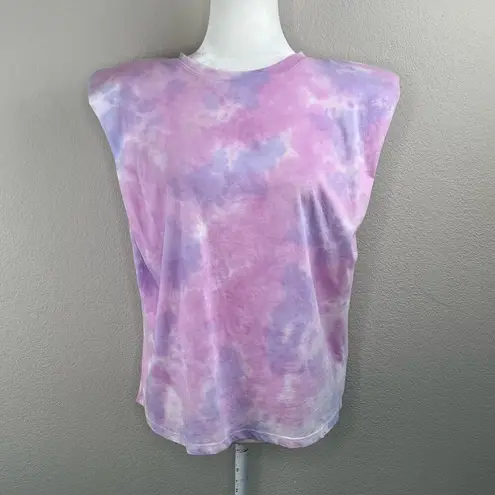 Generation Love  Lex Lilac Tie Dye Print Crewneck Muscle Tank Top Size Medium NWT