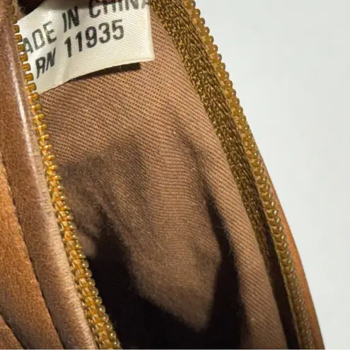 Jacqueline Ferrar Brown Leather Hobo Women Crossbody Bag Tan