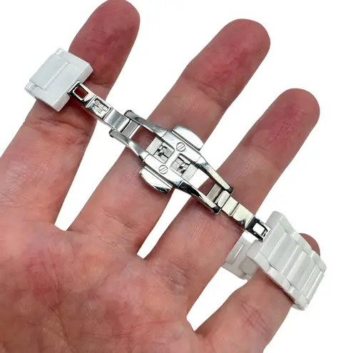 Movado Bold Evolution 2.0 Womens Watch with White Dial & White Ceramic Bracelet