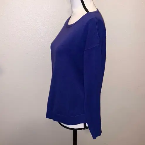 Cable & Gauge Royal Blue Long Sleeve Sweater Zip